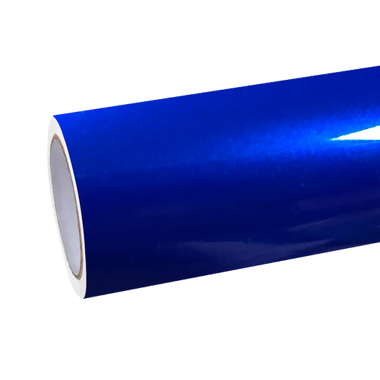 Gloss Metallic Deep Blue Car Vinyl Wrap PET product image 2 - Veloro metallic vinyl wrap