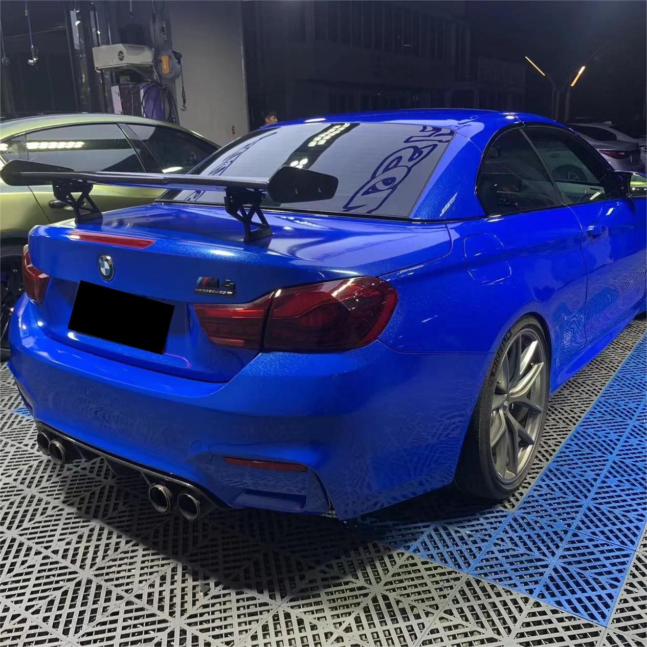 Gloss Metallic Diamond Blue Car Vinyl Wrap product image 14 - Veloro metallic vinyl wrap