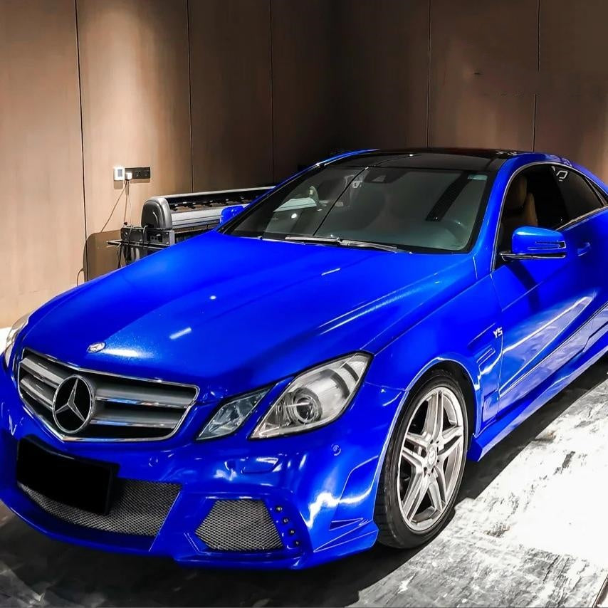 Gloss Metallic Diamond Blue Car Vinyl Wrap product image 4 - Veloro metallic vinyl wrap