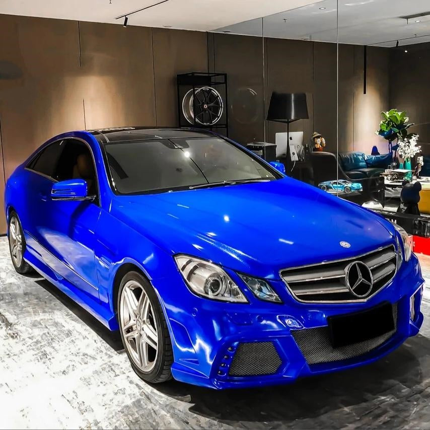 Gloss Metallic Diamond Blue Car Vinyl Wrap product image 8 - Veloro metallic vinyl wrap