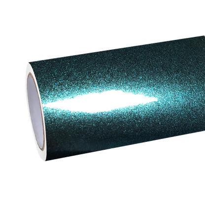 Gloss Metallic Diamond Emerald Green Car Vinyl Wrap