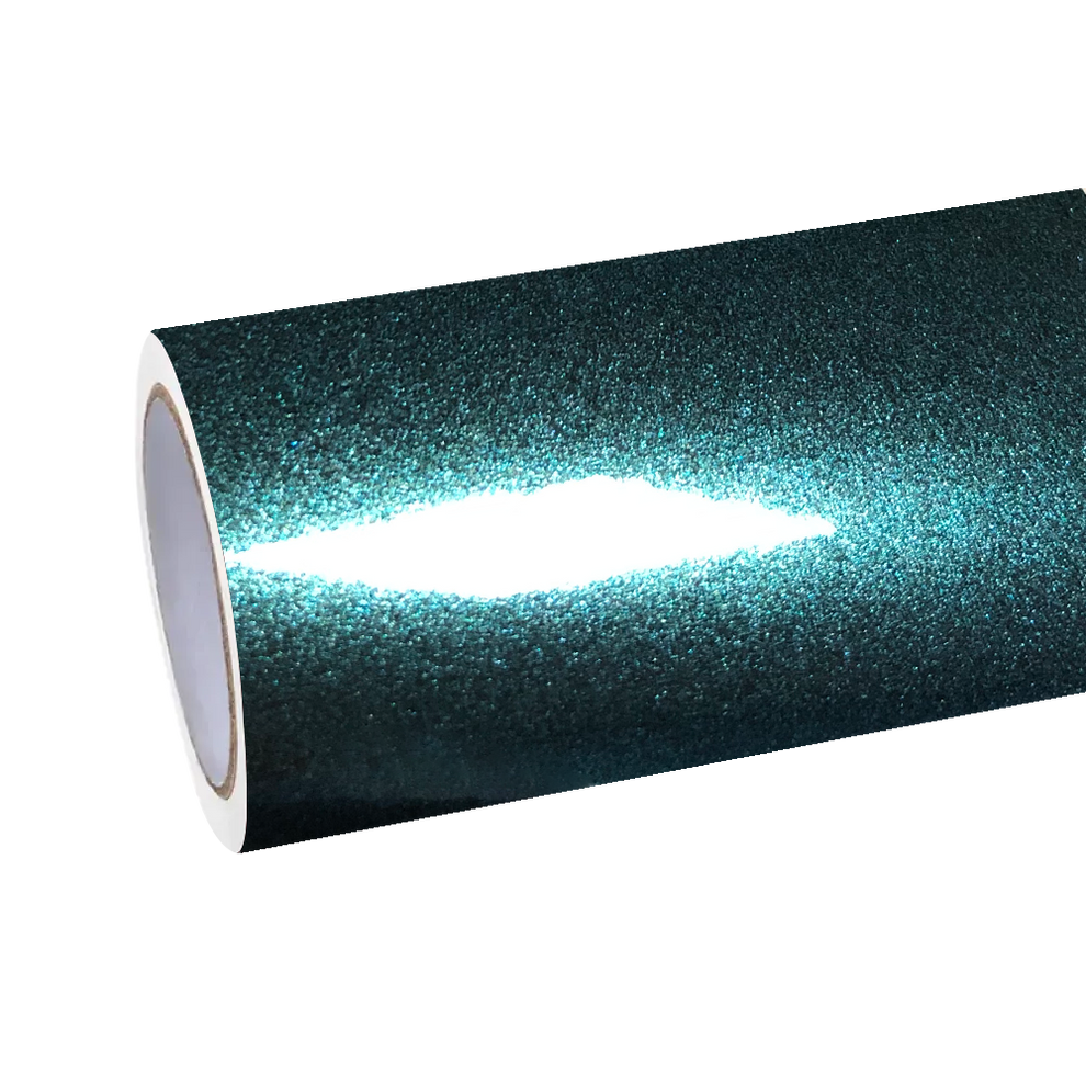 Gloss Metallic Diamond Emerald Green Car Vinyl Wrap