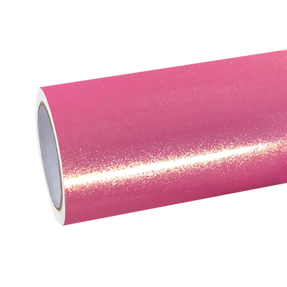 Gloss Metallic Diamond Gold Pink Car Vinyl Wrap