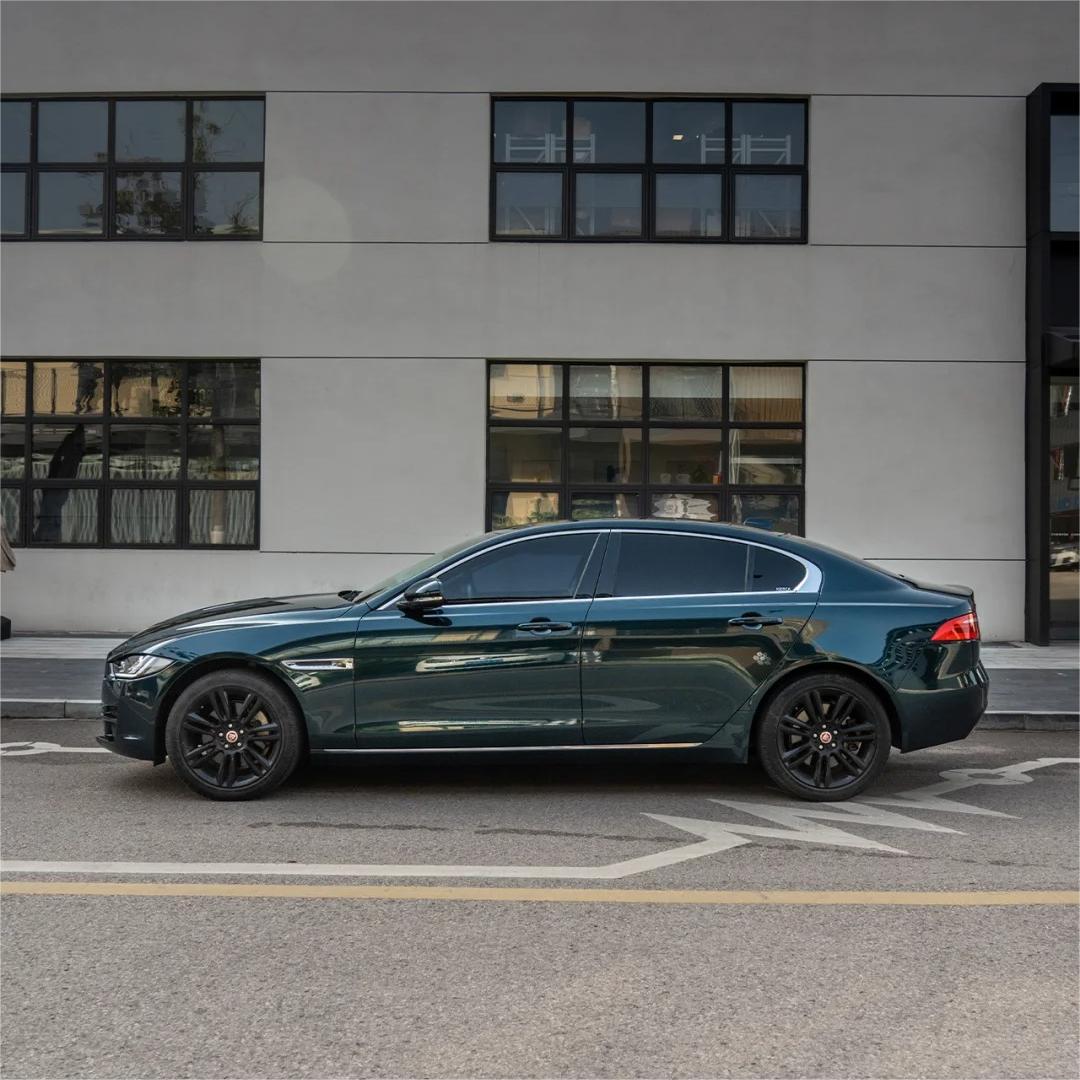 Gloss Metallic Diamond Benz Emerald Green Car Vinyl Wrap PET product image 9 - Veloro metallic vinyl wrap