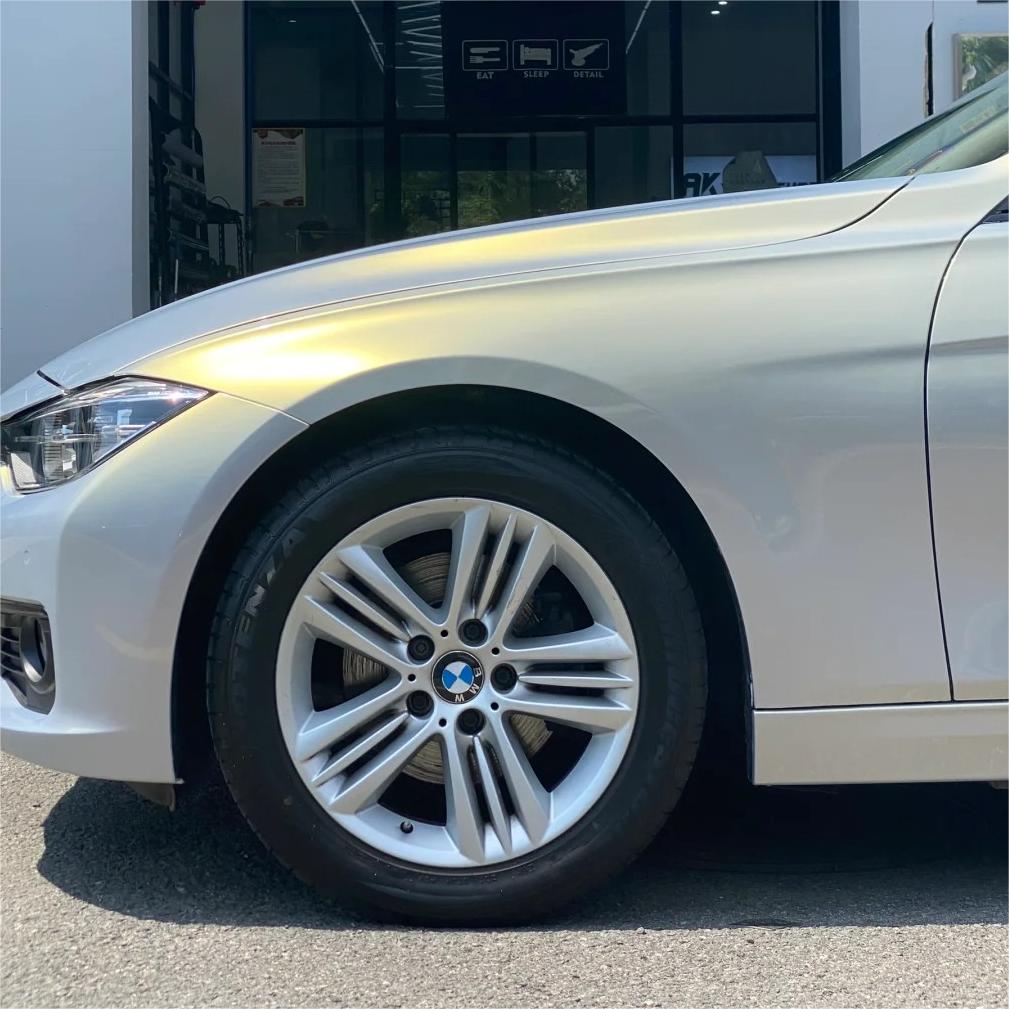 Gloss Metallic Diamond Grey Gold Car Vinyl Wrap product image 5 - Veloro metallic vinyl wrap
