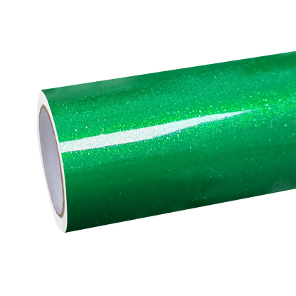 Gloss Metallic Diamond Lizard Green Car Vinyl Wrap
