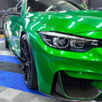 Gloss Metallic Diamond Lizard Green Car Vinyl Wrap product image 3 - Veloro metallic vinyl wrap
