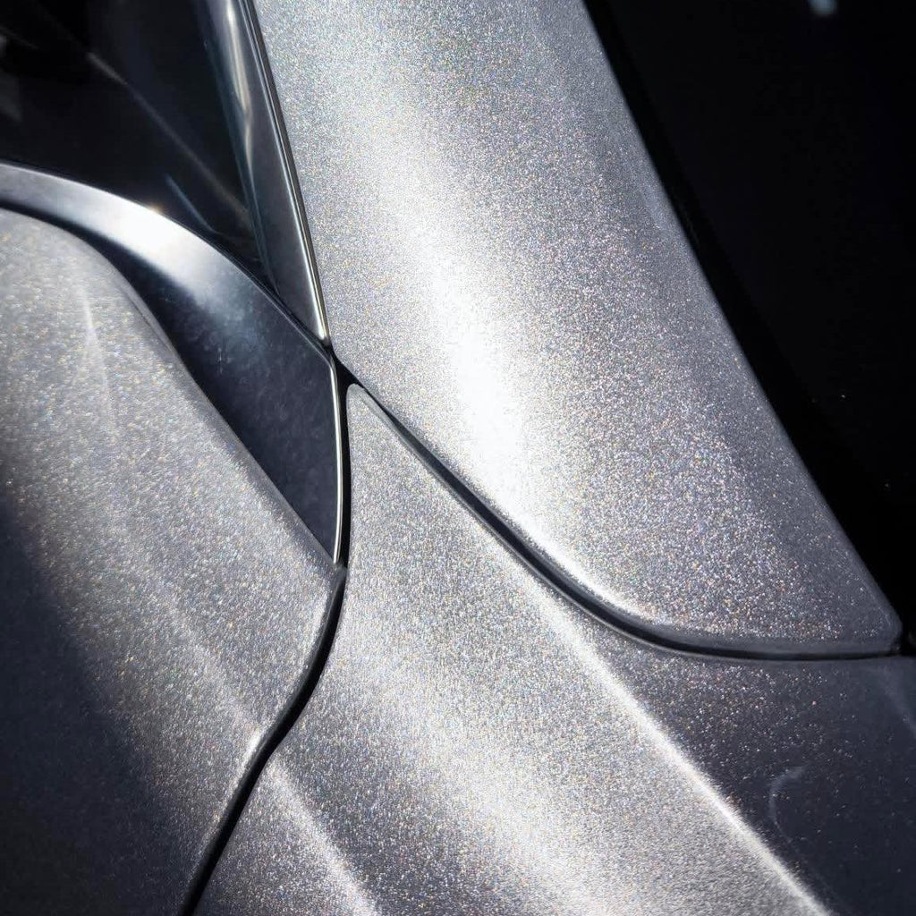 Gloss Metallic Diamond Silver Car Vinyl Wrap product image 10 - Veloro metallic vinyl wrap