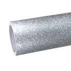 Gloss Metallic Diamond Silver Car Vinyl Wrap
