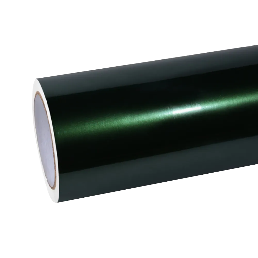 Gloss Metallic Emerald Green Car Vinyl Wrap PET product image 12 - Veloro metallic vinyl wrap