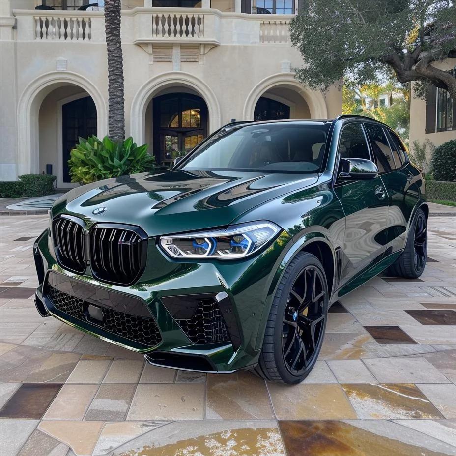 Gloss Metallic Emerald Green Car Vinyl Wrap PET product image 4 - Veloro metallic vinyl wrap