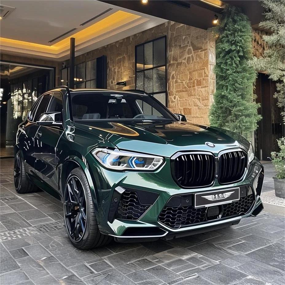 Gloss Metallic Emerald Green Car Vinyl Wrap PET product image 6 - Veloro metallic vinyl wrap