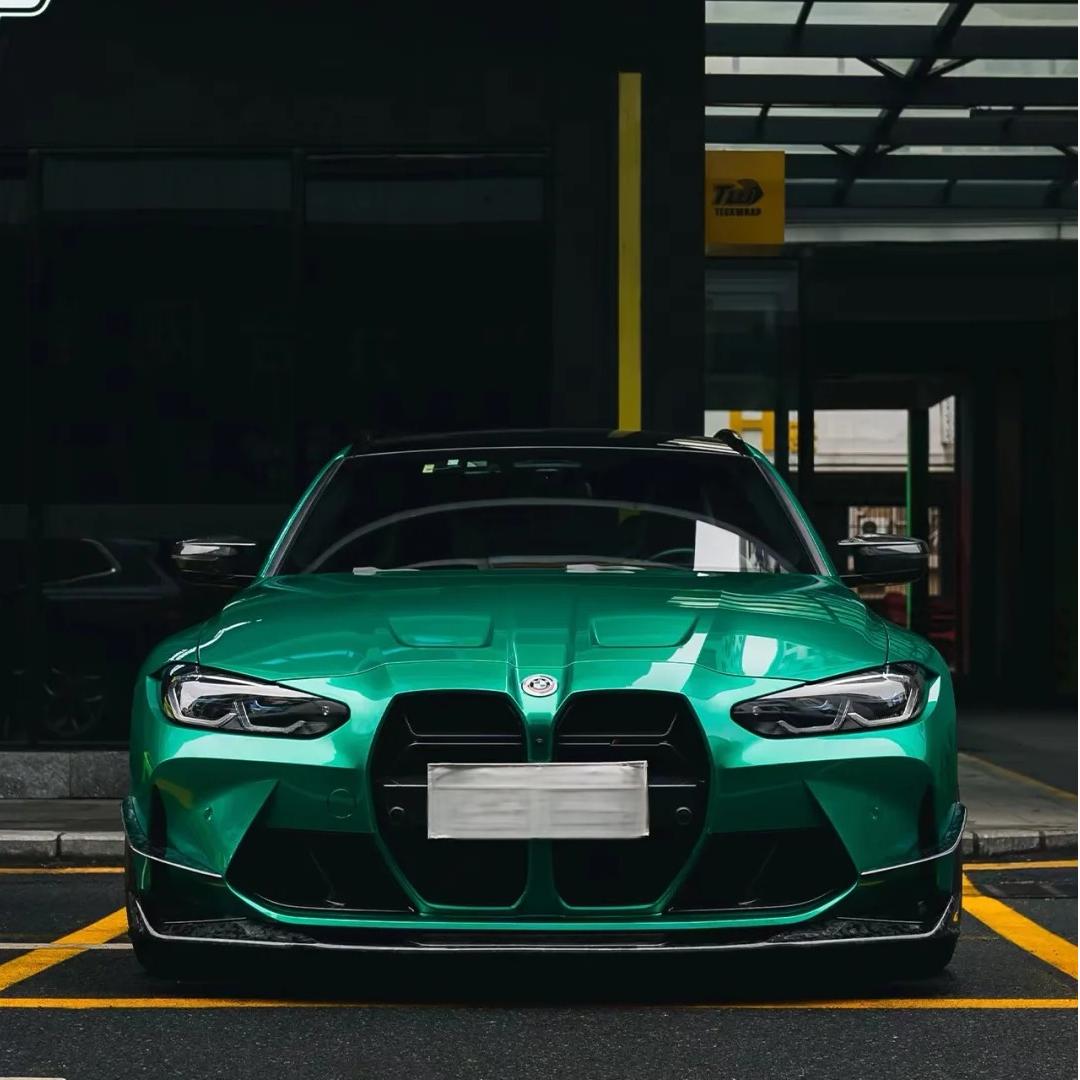 Gloss Metallic Emerald Green Car Wrap Vinyl PET product image 13 - Veloro metallic vinyl wrap