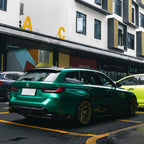 Gloss Metallic Emerald Green Car Wrap Vinyl PET product image 14 - Veloro metallic vinyl wrap