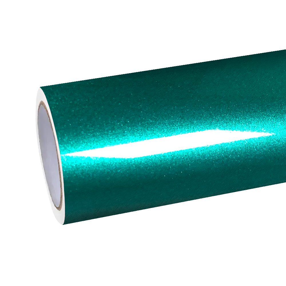 Gloss Metallic Emerald Green Car Wrap Vinyl PET product image 2 - Veloro metallic vinyl wrap