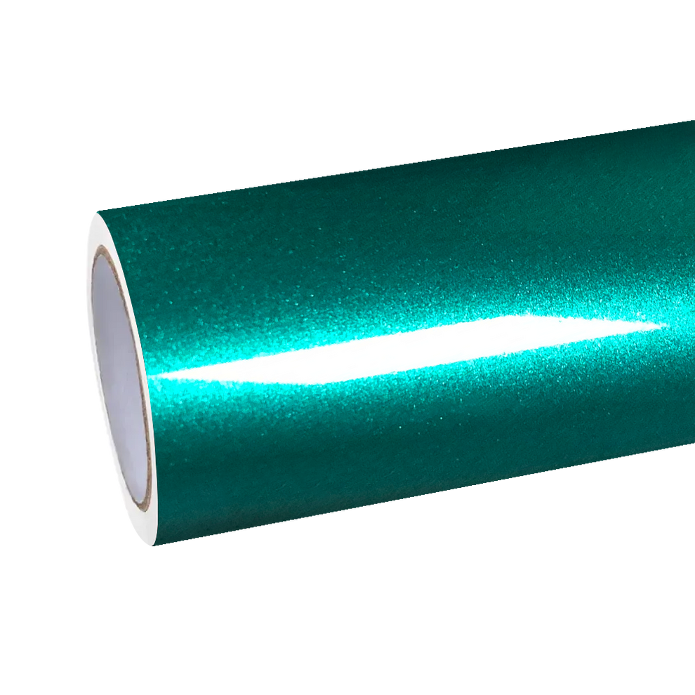 Gloss Metallic Emerald Green Car Wrap Vinyl PET product image 2 - Veloro metallic vinyl wrap