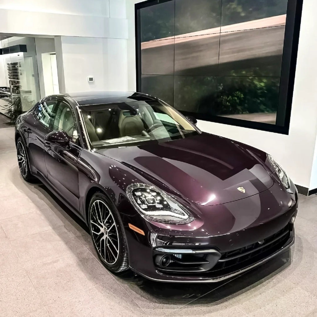 Gloss Metallic Eve Purple Car Vinyl Wrap PET product image 6 - Veloro metallic vinyl wrap