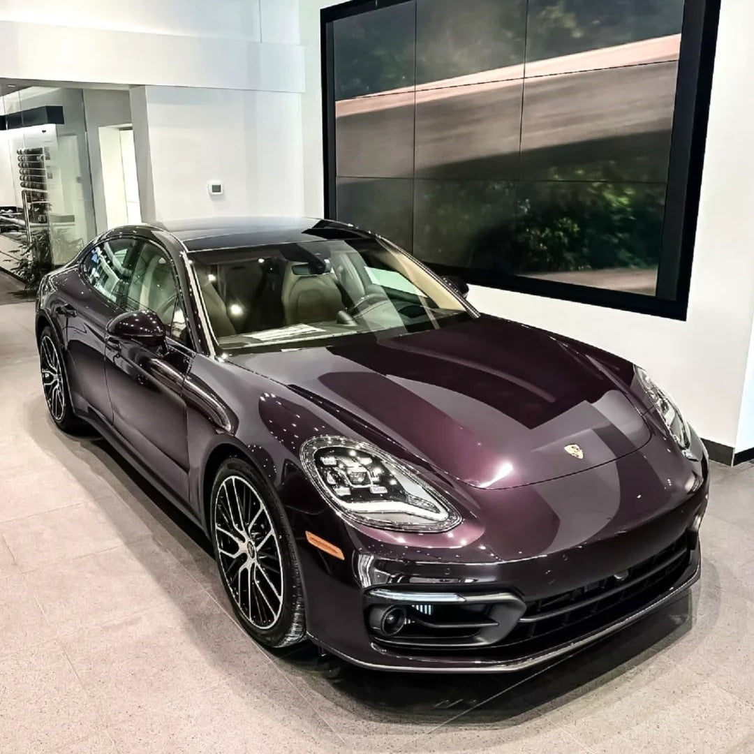 Gloss Metallic Eve Purple Car Vinyl Wrap PET product image 6 - Veloro metallic vinyl wrap