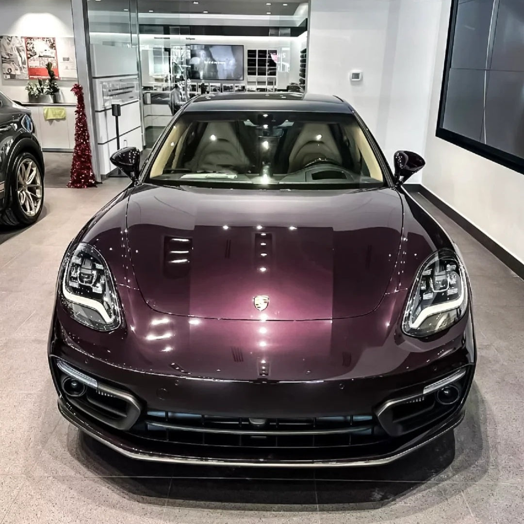 Gloss Metallic Eve Purple Car Vinyl Wrap PET product image 5 - Veloro metallic vinyl wrap
