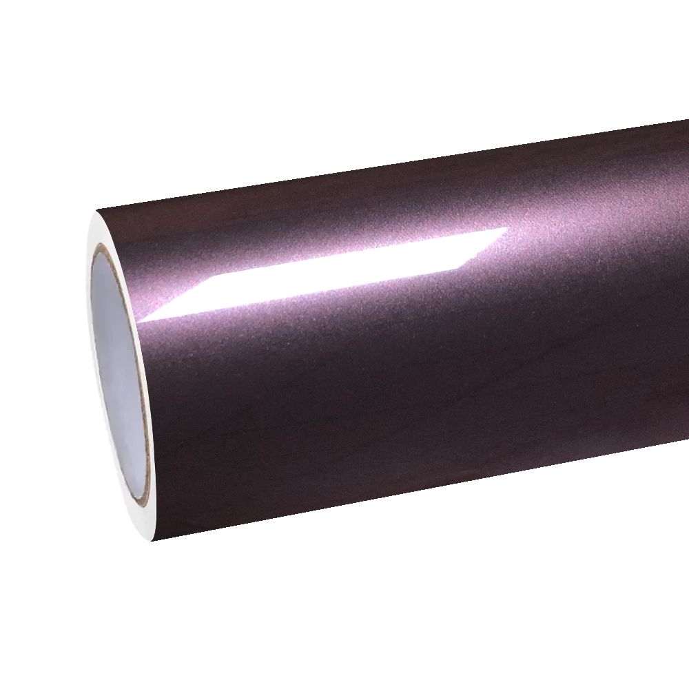Gloss Metallic Eve Purple Car Vinyl Wrap PET