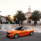 Gloss Metallic Fiery Orange Car Vinyl Wrap PET product image 5 - Veloro metallic vinyl wrap