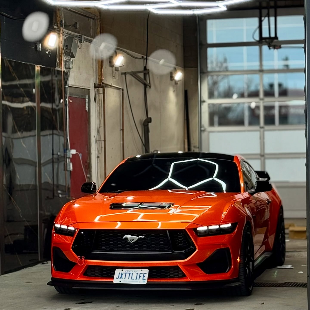 Gloss Metallic Fiery Orange Car Vinyl Wrap PET product image 3 - Veloro metallic vinyl wrap