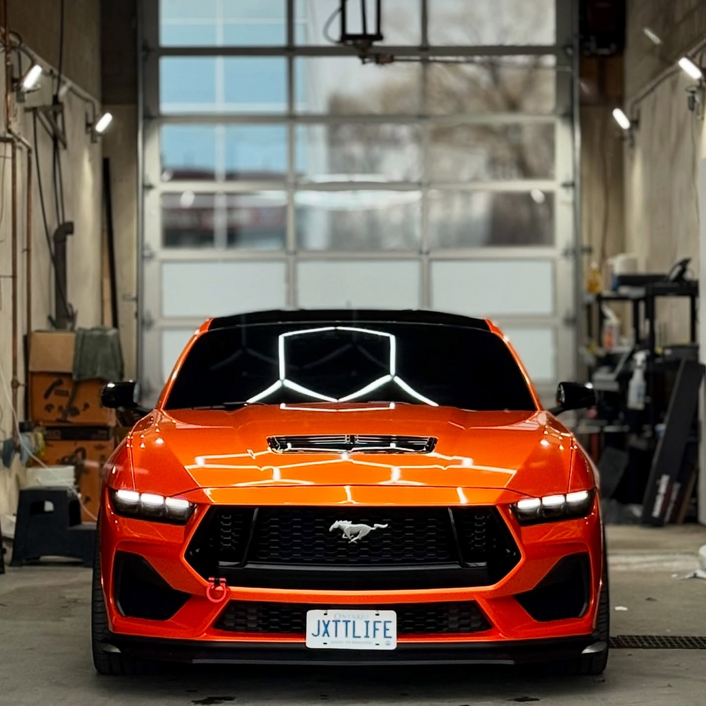 Gloss Metallic Fiery Orange Car Vinyl Wrap PET product image 4 - Veloro metallic vinyl wrap