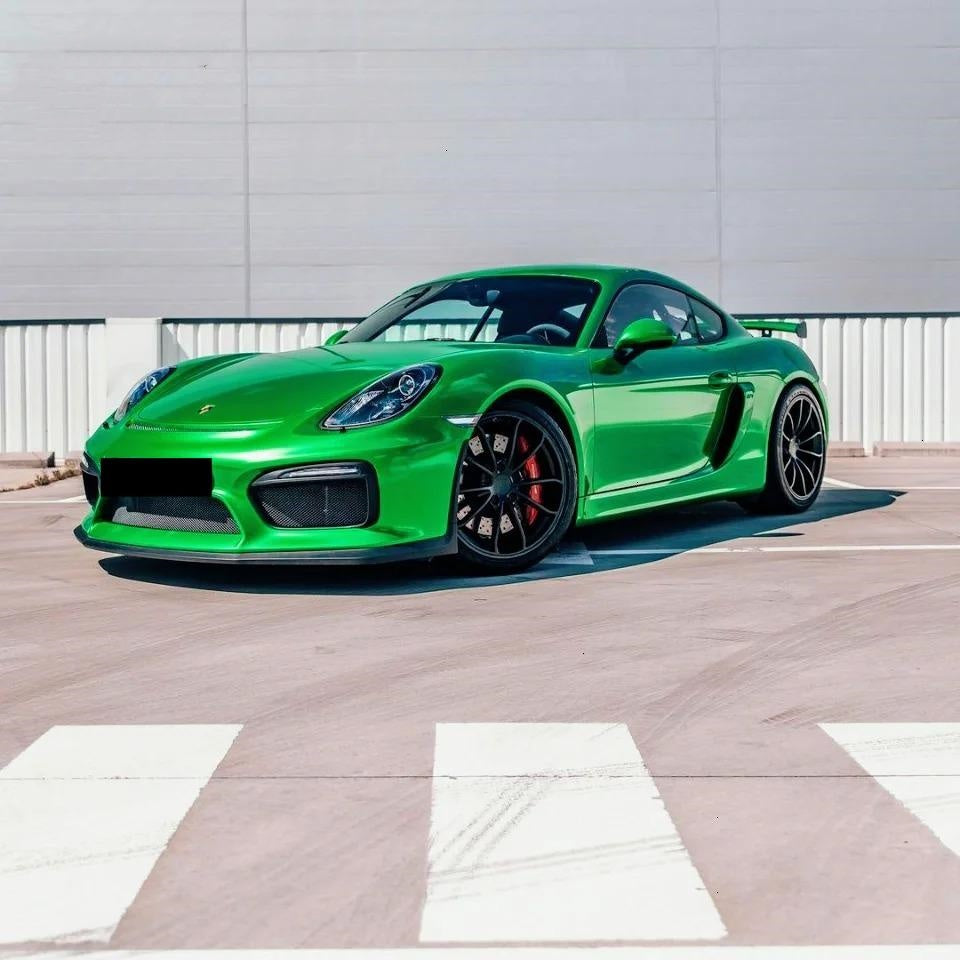 Gloss Metallic Flame Green Car Vinyl Wrap PET product image 8 - Veloro metallic vinyl wrap
