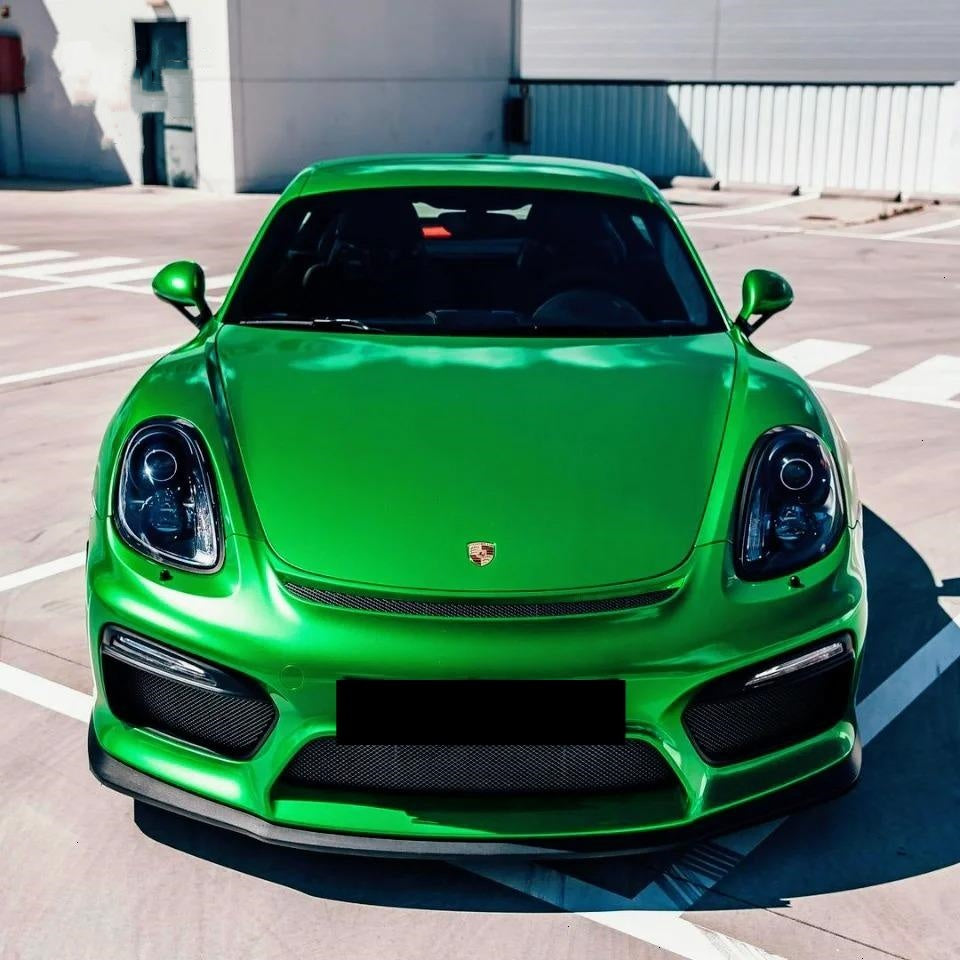 Gloss Metallic Flame Green Car Vinyl Wrap PET product image 9 - Veloro metallic vinyl wrap