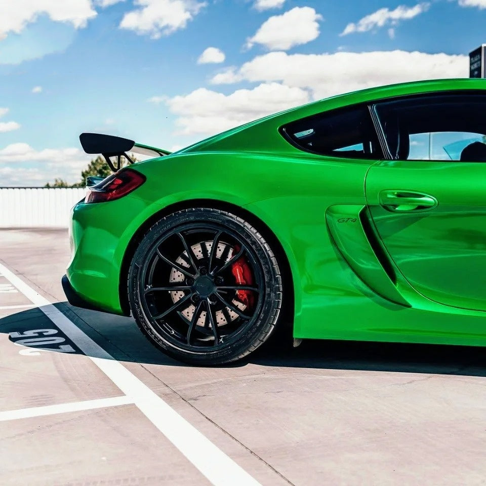 Gloss Metallic Flame Green Car Vinyl Wrap PET product image 11 - Veloro metallic vinyl wrap