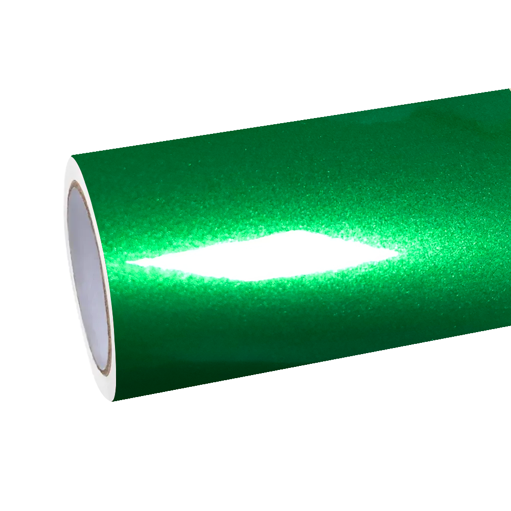 Gloss Metallic Flame Green Car Vinyl Wrap PET