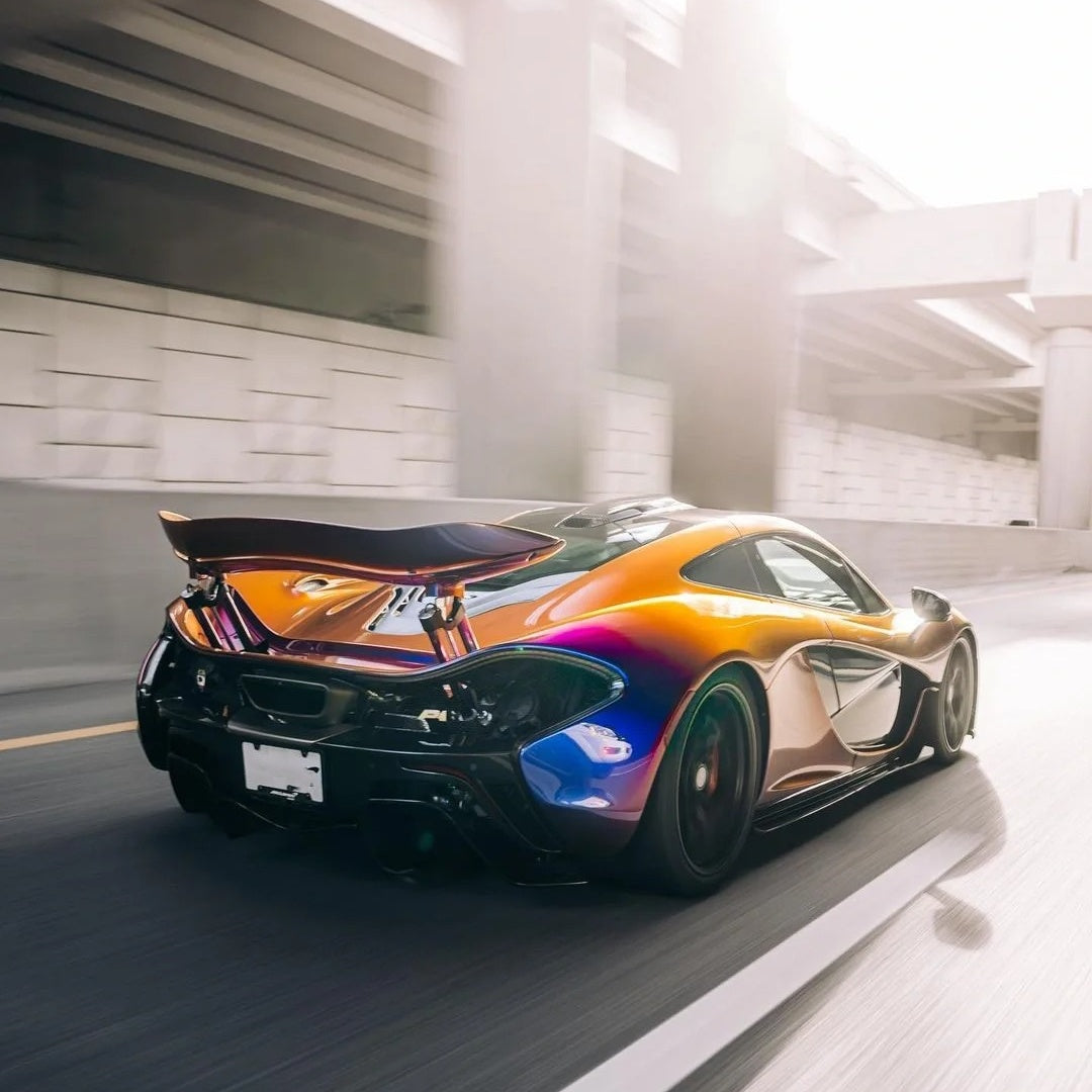 Gloss Metallic Flowing Phantom Purple Chameleon Car Vinyl Wrap product image 9 - Veloro color shift vinyl wrap