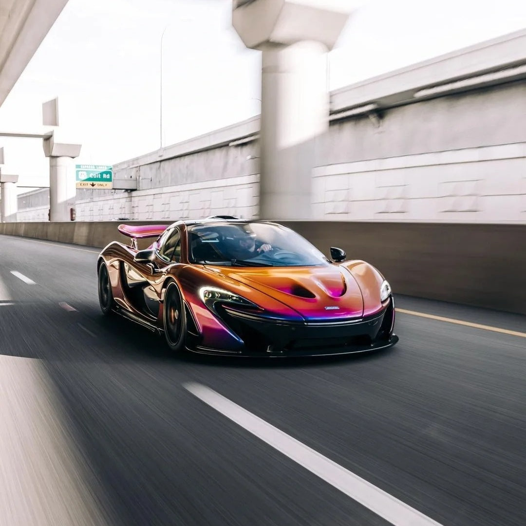 Gloss Metallic Flowing Phantom Purple Chameleon Car Vinyl Wrap product image 3 - Veloro color shift vinyl wrap