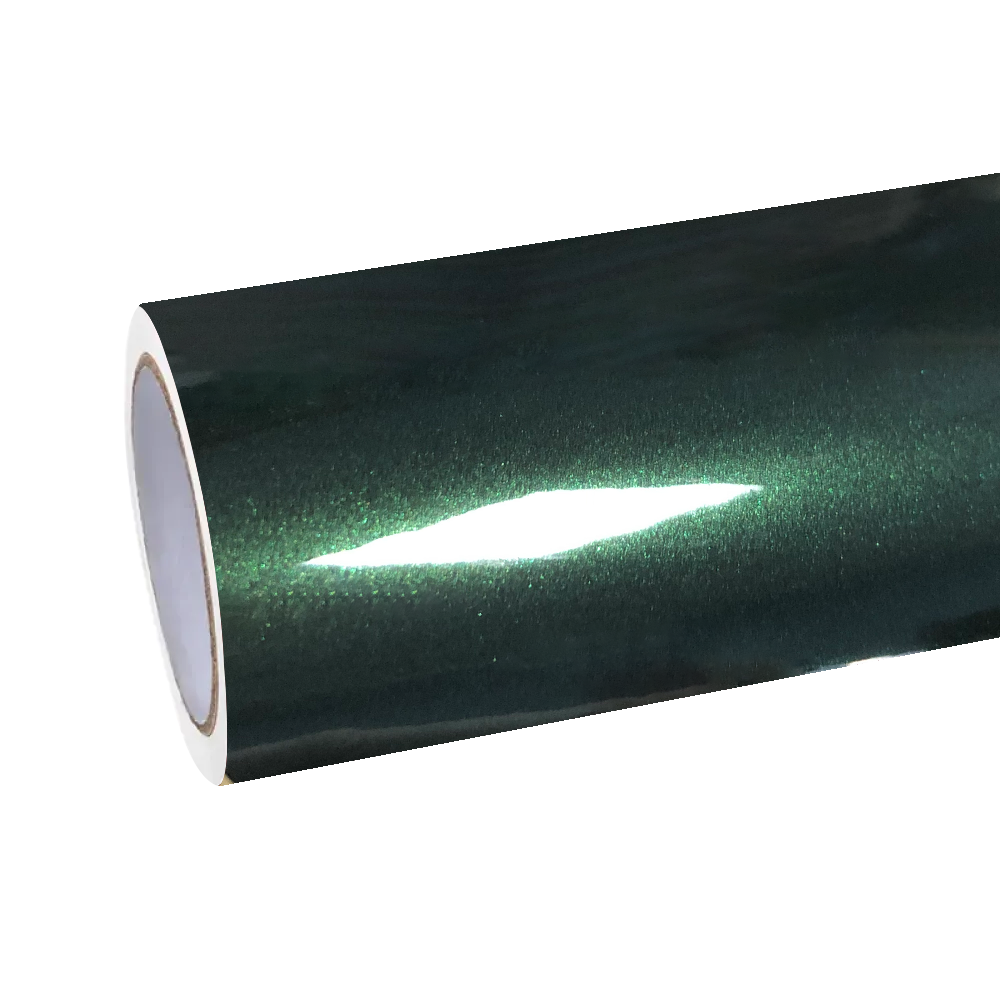 Gloss Metallic Forest Green Car Vinyl Wrap Audi