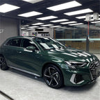 Gloss Metallic Forest Green Car Vinyl Wrap Audi product image 2 - Veloro metallic vinyl wrap