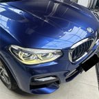 Gloss Metallic Galaxy Blue Car Vinyl Wrap PET product image 4 - Veloro metallic vinyl wrap