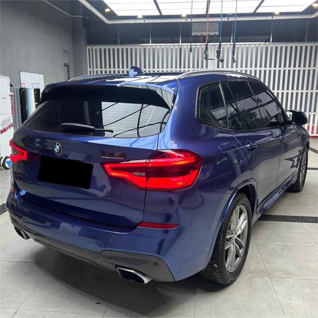 Gloss Metallic Galaxy Blue Car Vinyl Wrap PET product image 5 - Veloro metallic vinyl wrap