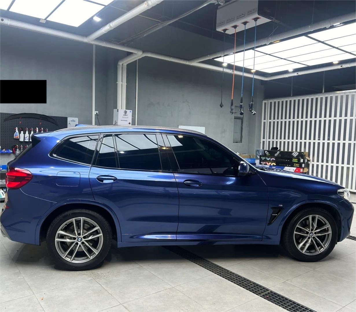 Gloss Metallic Galaxy Blue Car Vinyl Wrap PET product image 6 - Veloro metallic vinyl wrap