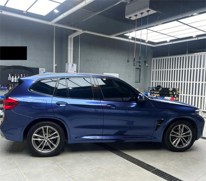 Gloss Metallic Galaxy Blue Car Vinyl Wrap PET product image 6 - Veloro metallic vinyl wrap