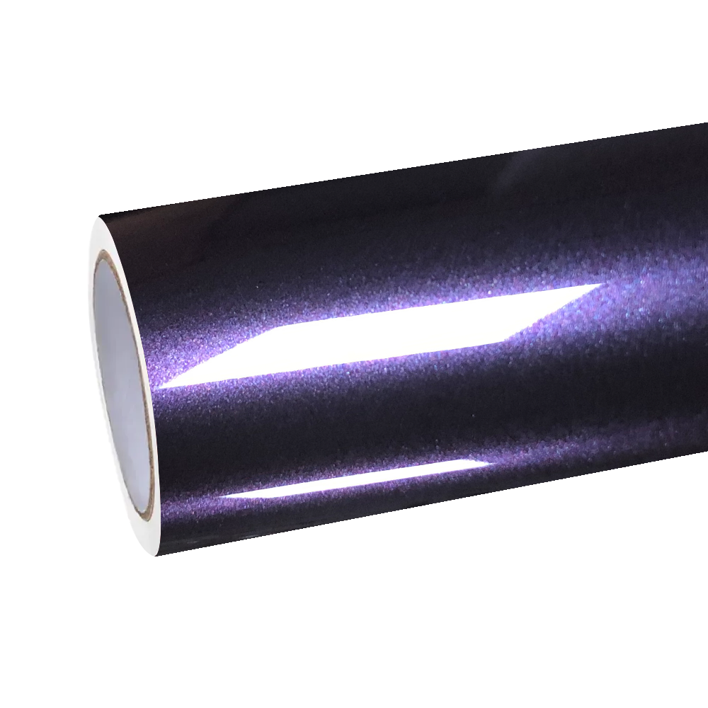 Gloss Metallic Galaxy Purple Car Vinyl Wrap PET