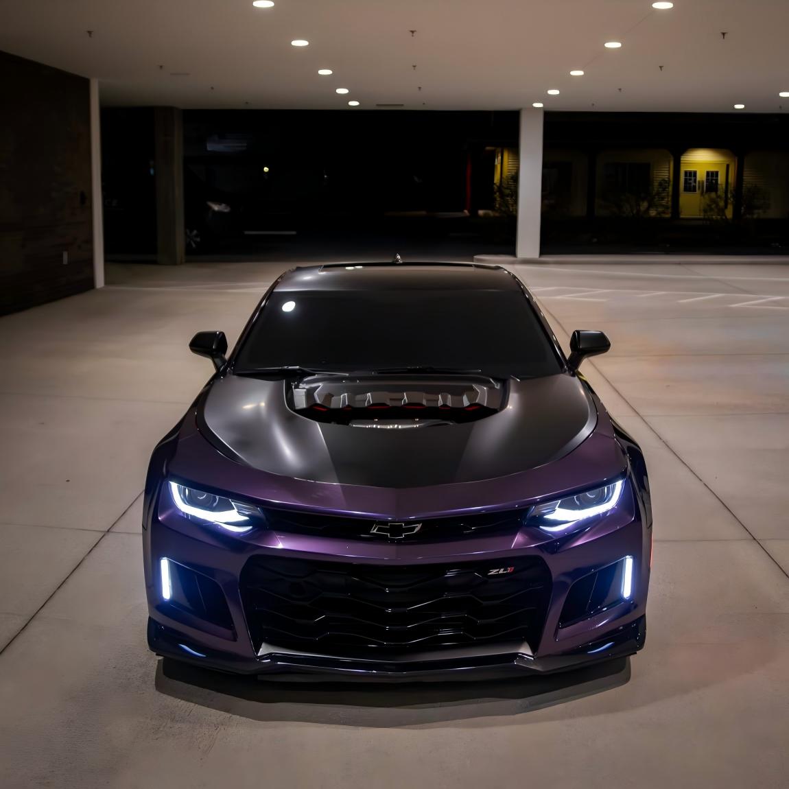 Gloss Metallic Galaxy Purple Car Vinyl Wrap PET product image 4 - Veloro metallic vinyl wrap
