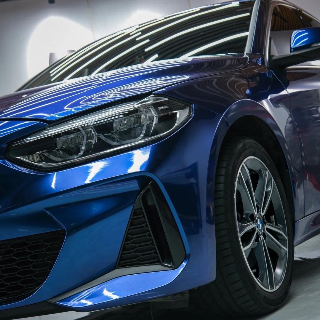 Gloss Metallic Gentian Blue Car Vinyl Wrap product image 14 - Veloro metallic vinyl wrap