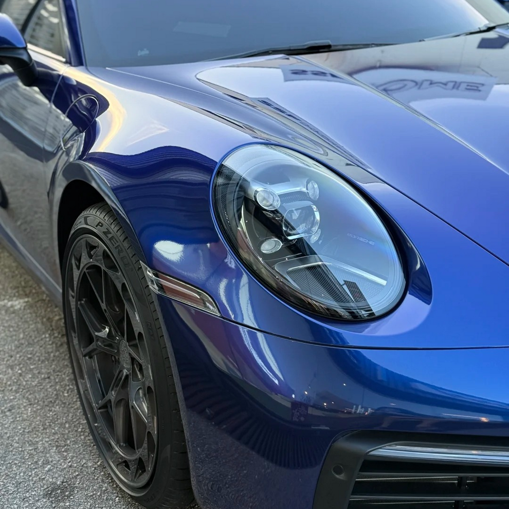 Gloss Metallic Gentian Blue Car Vinyl Wrap product image 5 - Veloro metallic vinyl wrap