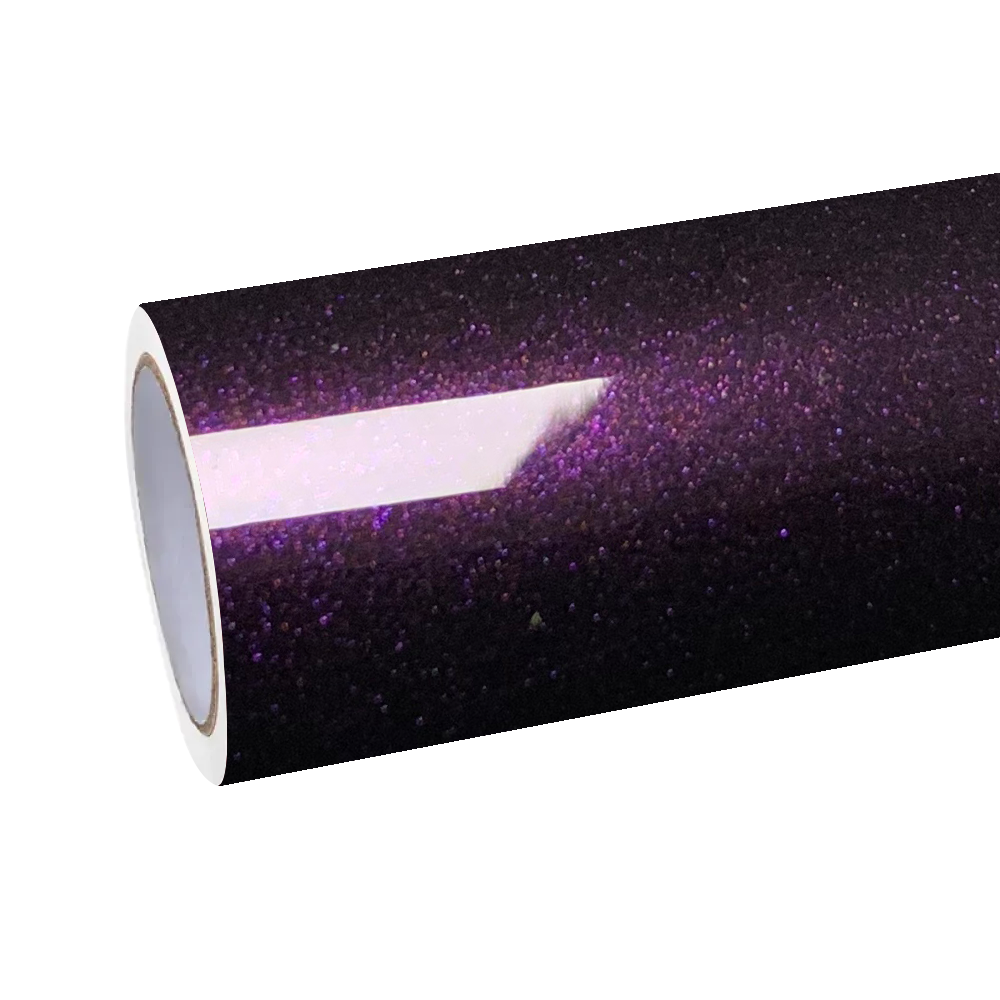 Gloss Metallic Gentian Purple Car Vinyl Wrap PET product image 2 - Veloro metallic vinyl wrap