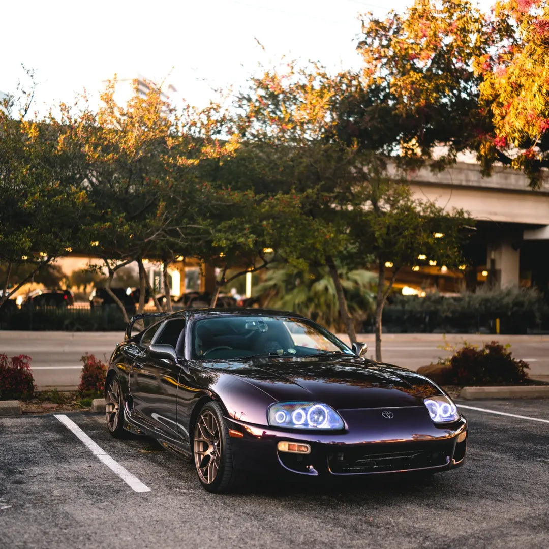 Gloss Metallic Gentian Purple Car Vinyl Wrap PET product image 3 - Veloro metallic vinyl wrap