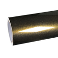 Gloss Metallic Ghost Midnight Gold Black Gold Car Vinyl Wrap PET product image 2 - Veloro metallic vinyl wrap