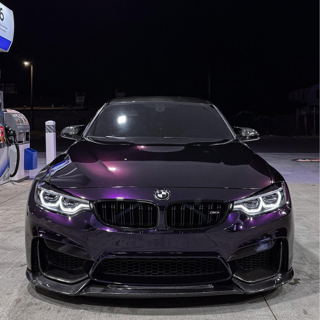 Gloss Metallic Ghost Midnight Purple Car Vinyl Wrap PET product image 14 - Veloro metallic vinyl wrap