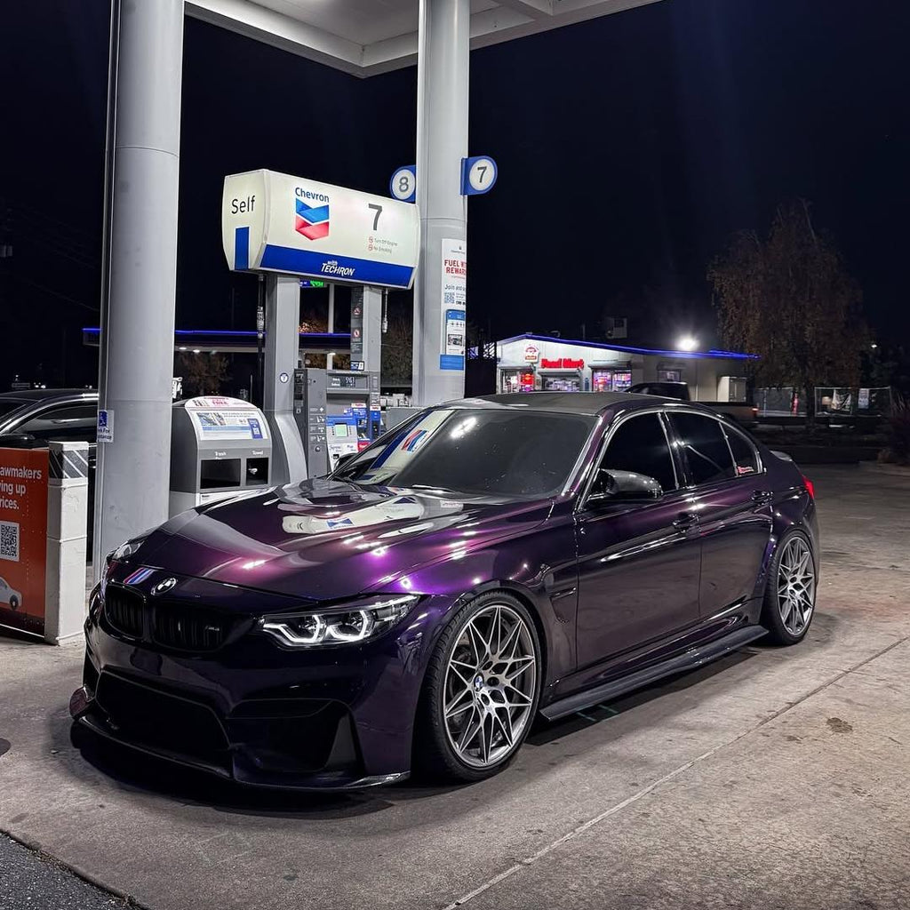 Gloss Metallic Ghost Midnight Purple Car Vinyl Wrap PET product image 6 - Veloro metallic vinyl wrap