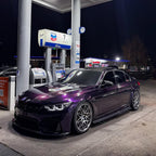Gloss Metallic Ghost Midnight Purple Car Vinyl Wrap PET product image 6 - Veloro metallic vinyl wrap