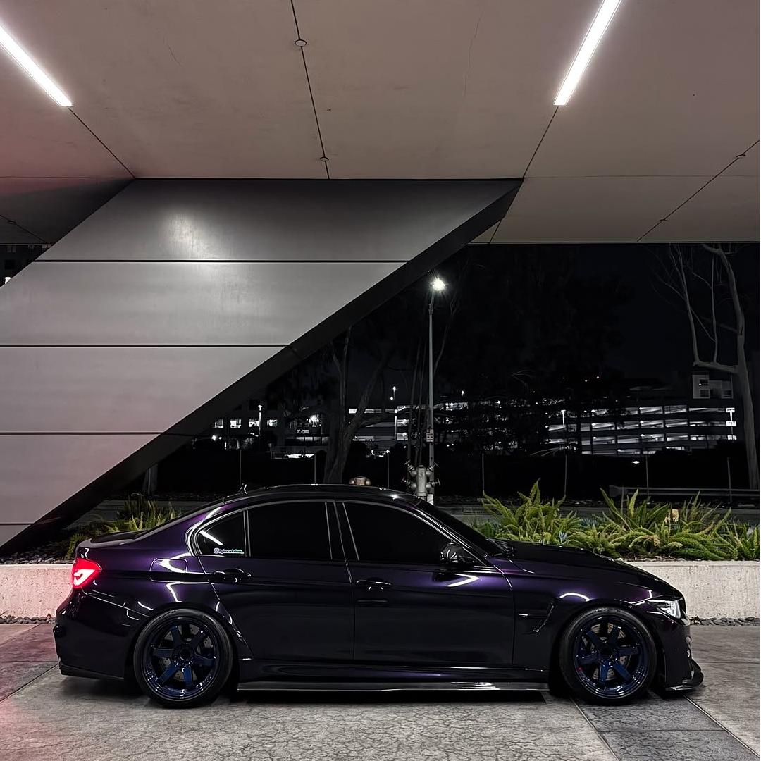 Gloss Metallic Ghost Midnight Purple Car Vinyl Wrap PET product image 9 - Veloro metallic vinyl wrap